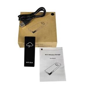 MAX MAXB WIFI TF CARD READER MEMORY EXTENDER FLASH DRIVE – BLACK
